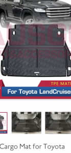 Cargo Mat for Toyota Landcruiser 300 - $50