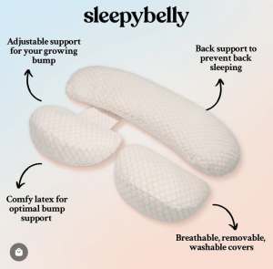 Sleepybelly pregnancy pillow