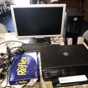 H P COMPUTER WITH HP ENVEY 4500 PRINTER