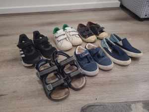 Boys shoe bundle size 6-11 includes Adidas, Clarks, Ralph Lauren