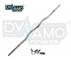 Standard Ez-Curl Barbell with Spring Clips Suits Brand New & In Stock