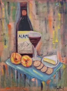 Alla Prima Still Life - Oil on Canvas 