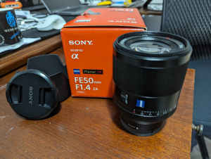 New Sony 50mm f1.4 lens