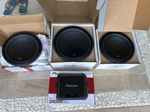 Jl audio subwoofer and box package