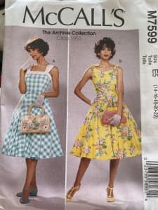 Sewing patterns - over 100 diff patterns available 50s 60s 70s 80s 90s