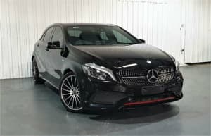 2017 Mercedes-Benz A-Class W176 808MY A250 D-CT 4MATIC Sport Black 7 Speed