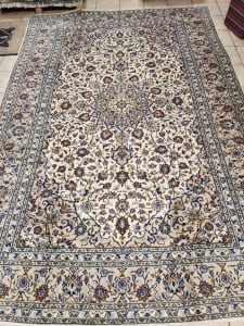 Persian handmade soft wool Kashan rug 350*241 cm