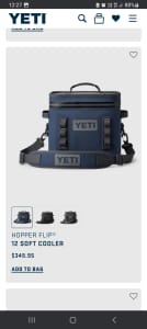 Yeti Cooler - Hopper Flip 12 RRP $ 349 New with tags