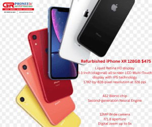 Refurbished iPhone XR in an Excellent Condition 
