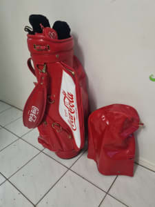 Coca cola collectors golf bag