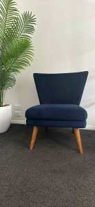 Occasional chair navy blue