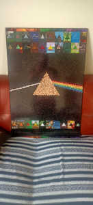 Pink Floyd timber wall art 