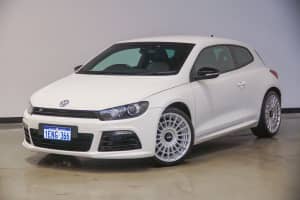 2013 Volkswagen Scirocco 1S MY14 R Coupe White 6 Speed Manual Hatchback
