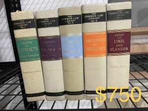 Various law books and law reports