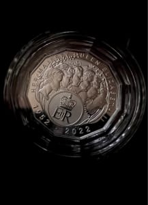 2023 Elizabeth Regina 50c proof coin