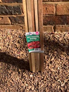 Garden Tomato Garden Stakes 1.5m x 17mm x17mm 2 packs of 10 stakes