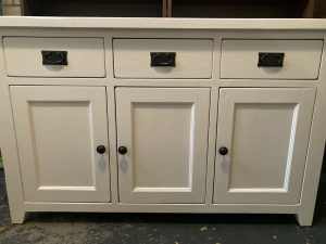 Buffet/side table (painted white)