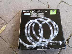 Arlec 10m Outdoor Drive way path white LED Light Rope Festive 