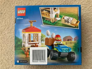 LEGO 60344 City Chicken Hen House - NEW SEALED
