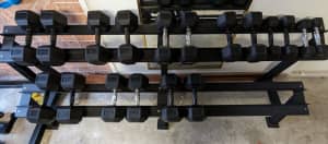 Home gym - Dumbbells storage rack