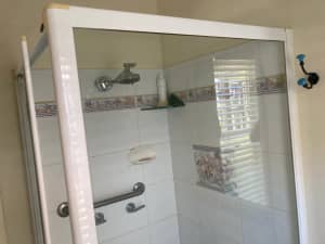 Shower screen and mirror