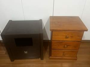 Two bedside tables for sale