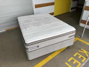 Ex display Sealy queen base with mattress delivery available