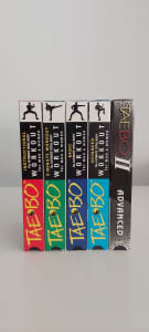 Billy Blanks Tae Bo workout video tapes x 5