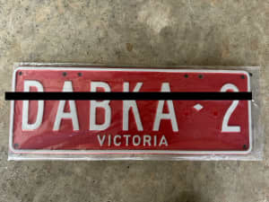 Custom Plate DABKA2
