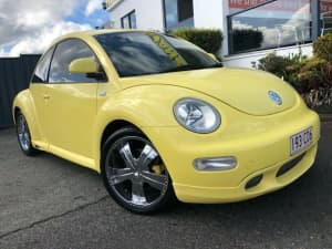 2001 Volkswagen Beetle 9C Coupe Yellow 4 Speed Automatic Liftback