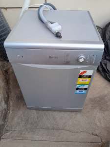 Bellini 60cm Painted Silver 7 Program Dishwasher