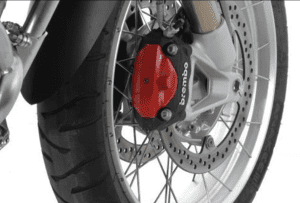 Motorcycle front brake calliper protector pair