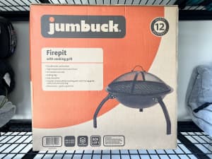 NEW IN BOX: Portable Firepit With Folding Legs - brand new