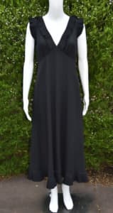 ZIMMERMANN Black Gown Dress- Size 1 (AU10) - EUC