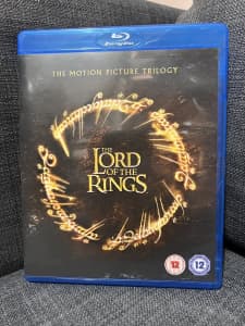 Lord of the rings trilogy on bluray