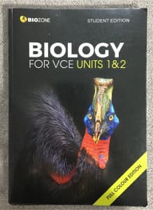 Biozone 1st Edition VCE 1&2 Biology Student Workbook in full colour