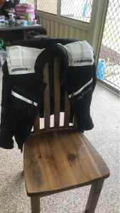 A or r jays rusty jacket octane padding motorcycle jacket size large