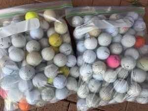 Golf Balls - Used Practice Balls in Bags of 100