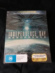 Independence Day Resurgence Blu-ray Limited Edition Steelbook New