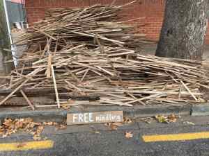 Fire wood kindling FREE