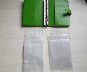 Like new a5 ring binder with inserts