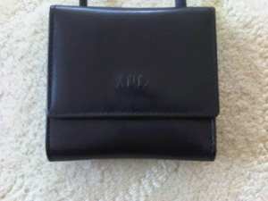 Brand New APL Leather Crossbody Bag Wallet Black 11x10x3CM
