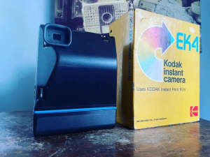 c1976 Kodak EK4 Instant Film Camera with Box