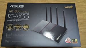 Asus RT- AX55 Dual Band Wifi 6 Router 