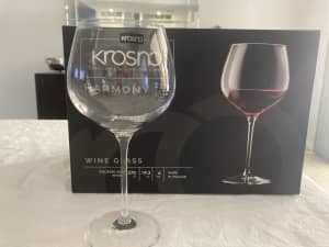 Brand new Krosno wine glasses. Grab a bargain