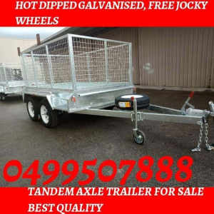 8×5 best quality tandem axle hot dipped galavinsed 