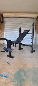 Adjustable gym bench press - home delivery available 
