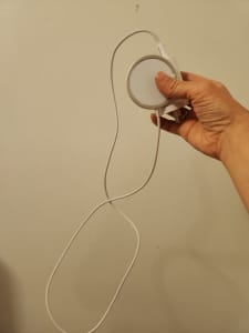 Wirless phone charger cord and adapter 