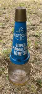 Super Rare AMOCO Oil Bottles x2