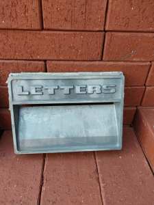 Brick in Aluminium Letterbox Front and Back